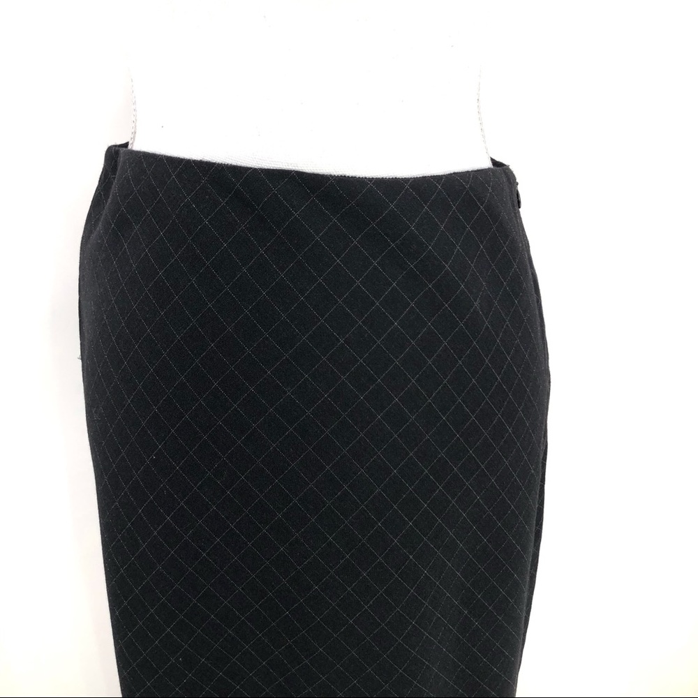 Ralph Lauren Runway Skirt Purple Label Black Sz 8 - Picture 2 of 5